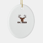 Oh Deer Modern Clean Design Ornament セラミックオーナメント (右)