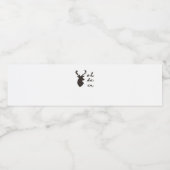 Oh Deer Modern Graphic Style  ペットボトルラベル (シングルラベル)