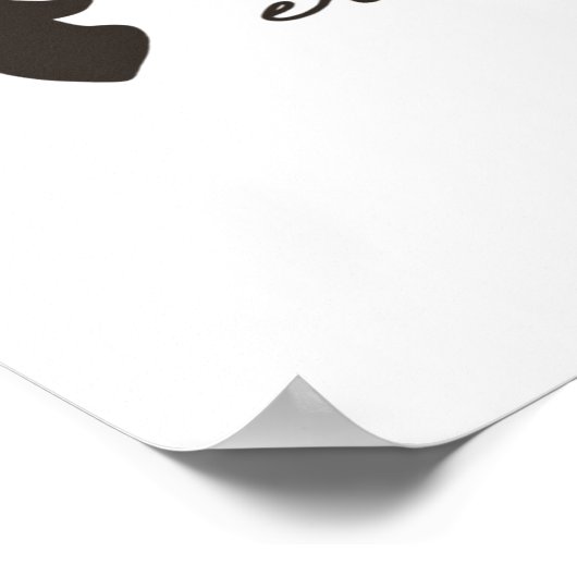 Oh Deer Modern Graphic Style ポスター (角)