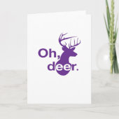 Oh Deer Natural Woodland Style カード (正面)