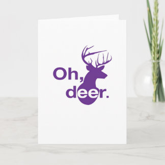 Oh Deer Natural Woodland Style カード