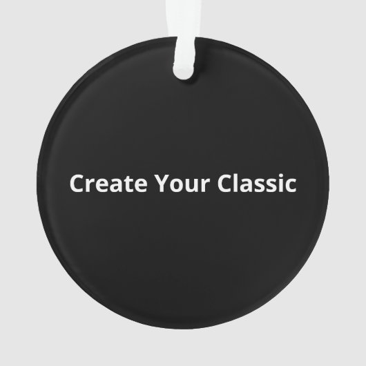 Oh Deer Oh Dear Retro Classic Style オーナメント (裏面)