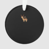 Oh Deer Oh Dear Retro Classic Style オーナメント (正面)