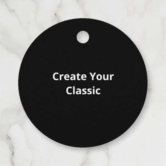 Oh Deer Oh Dear Retro Classic Style フェイバータグ (裏面)