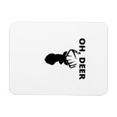 Oh Deer Oh Dear Whimsical Art Style  マグネット (横)