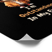 Oh Deer Outstanding In My Field Funny Humor  ポスター (角)