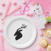 Oh Deer Pun Creative Style  ペーパープレート (パーティー)