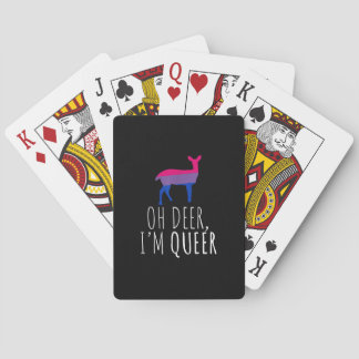 Oh Deer Queer Bisexual Pride Gay Lesbian Design トランプ