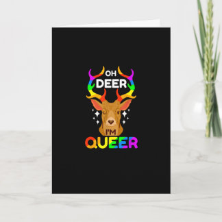 Oh Deer Queer Creative Modern Style カード