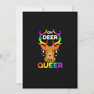 Oh Deer Queer Creative Modern Style シーズンカード