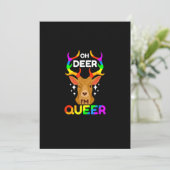 Oh Deer Queer Creative Modern Style シーズンカード (スタンド正面)