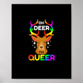 Oh Deer Queer Creative Modern Style  ポスター (正面)