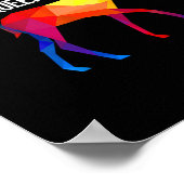Oh Deer Queer LGBT Pride Celebration Design  ポスター (角)