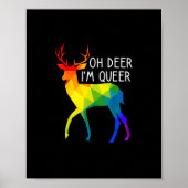 Oh Deer Queer LGBTQ Pride Celebration Month  ポスター (正面)