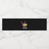 Oh Deer Queer Minimal Modern Style  ペットボトルラベル (シングルラベル)