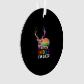 Oh Deer Queer Minimal Modern StyleAcrylic Ornament オーナメント (正面)