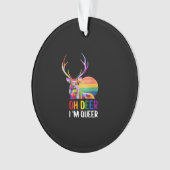Oh Deer Queer Minimal Modern StyleAcrylic Ornament オーナメント (正面)