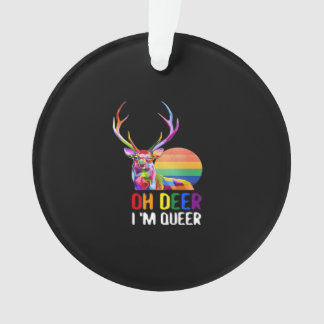 Oh Deer Queer Minimal Modern StyleAcrylic Ornament オーナメント
