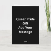 Oh Deer Queer Pride Celebration Funny LGBT Gift カード (裏面)