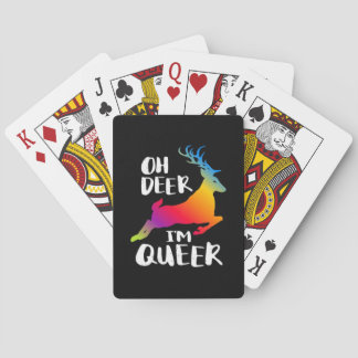 Oh Deer Queer Pride Minimal Artistic Style トランプ