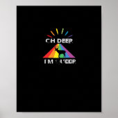 Oh Deer Queer Trendy Aesthetic Design  ポスター (正面)