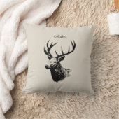 Oh Deer Reindeer クッション (ブランケット)