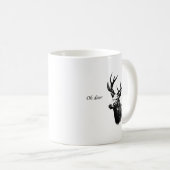 Oh Deer Reindeer コーヒーマグカップ (正面右)