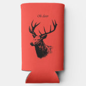 Oh Deer Reindeer スリム缶クーラー (裏面)