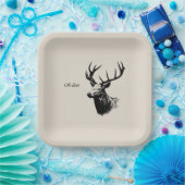 Oh Deer Reindeer ペーパープレート (パーティー)