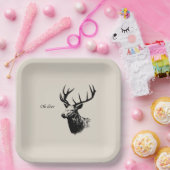 Oh Deer Reindeer ペーパープレート (パーティー)