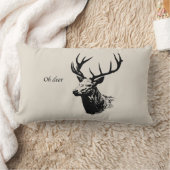 Oh Deer Reindeer ランバークッション (ブランケット)