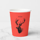 Oh Deer Reindeer 紙コップ (裏面)
