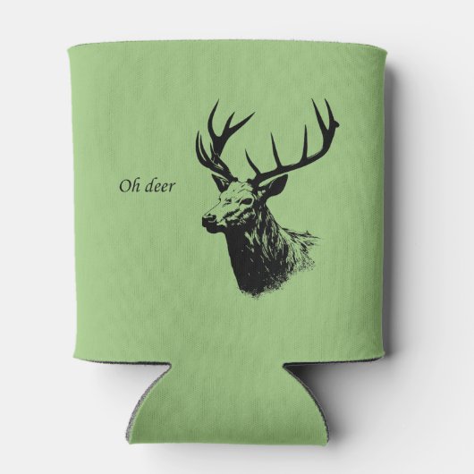 Oh Deer Reindeer 缶クーラー (裏面)