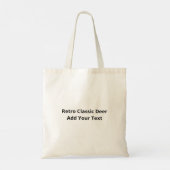 Oh Deer Retro Classic Design Tote Bag トートバッグ (裏面)