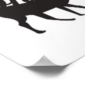 Oh Deer Retro Classic Vibe  ポスター (角)