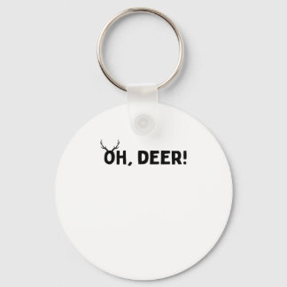 Oh Deer Simple Aesthetic Keychain キーホルダー