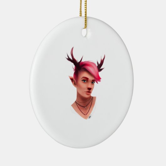 Oh Deer Simple Creative Style セラミックオーナメント (右)