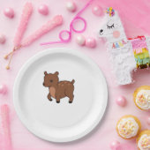 Oh Deer Soft Minimal Design  ペーパープレート (パーティー)