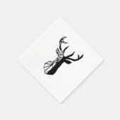 Oh Deer Soft Minimal Vibe  スタンダードカクテルナプキン (角)