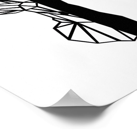 Oh Deer Soft Minimal Vibe ポスター (角)