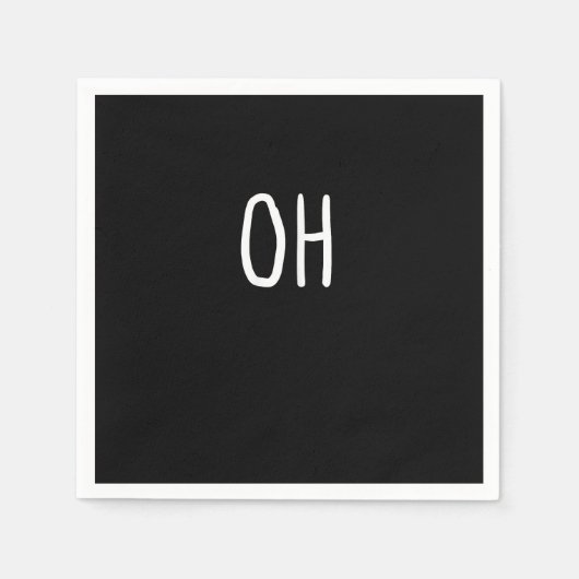 Oh Deer Trendy Halloween Style  スタンダードカクテルナプキン (正面)