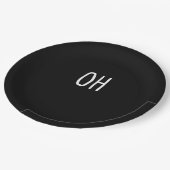 Oh Deer Trendy Halloween Style  ペーパープレート (アングル)