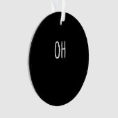 Oh Deer Trendy Halloween Style Acrylic Ornament オーナメント (正面)