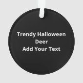 Oh Deer Trendy Halloween Style Acrylic Ornament オーナメント (裏面)