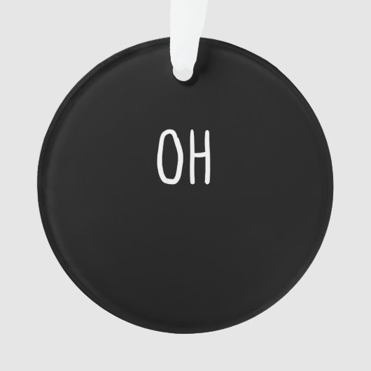 Oh Deer Trendy Halloween Style Acrylic Ornament オーナメント (正面)