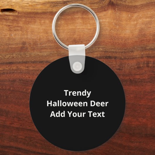 Oh Deer Trendy Halloween Style Keychain キーホルダー (裏面)