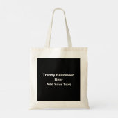 Oh Deer Trendy Halloween Style Tote Bag トートバッグ (裏面)