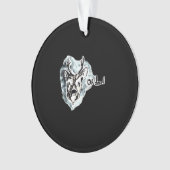 Oh Deer Trendy Modern Style オーナメント (正面)