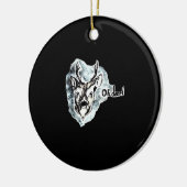 Oh Deer Trendy Modern Style セラミックオーナメント (左)