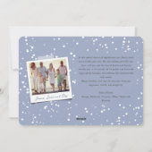 Oh Deer What A Yearタイポグラフィシンプル写真モダン シーズンカード (裏面)